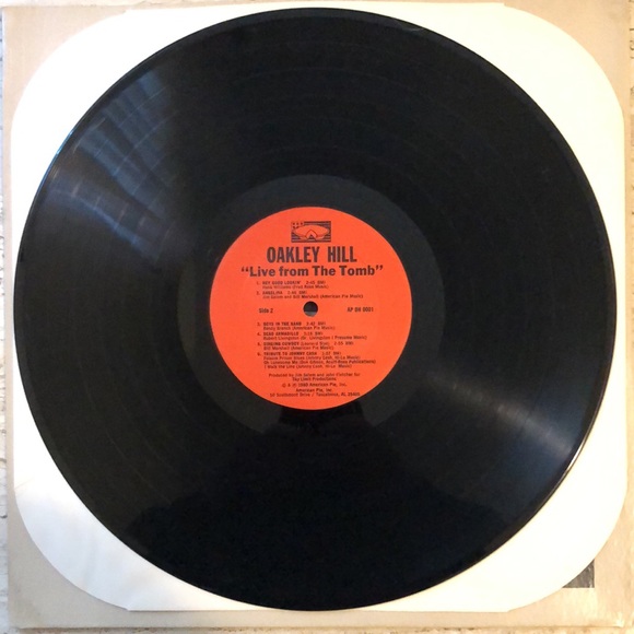 Oakley Hill Live From The Tomb Vinyl Lp '80 - Picture 3 of 8